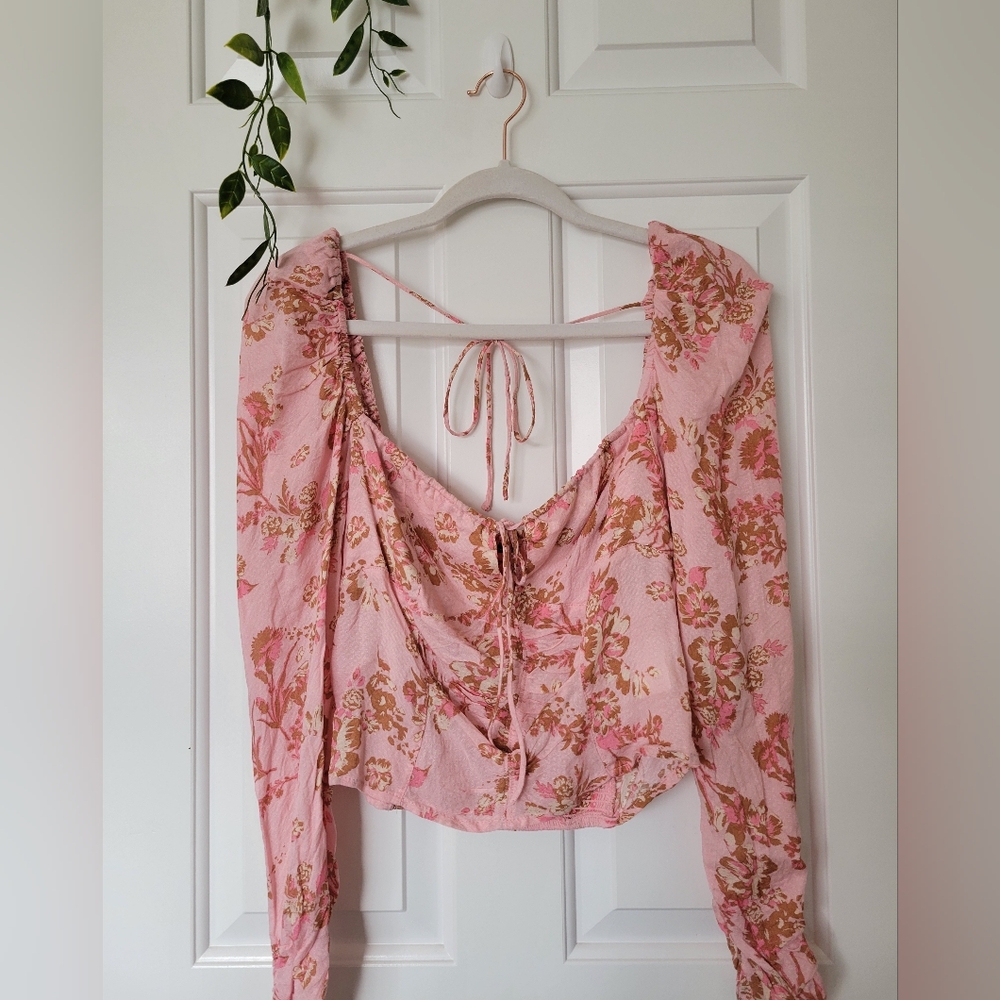 NWT Free People Pink Blouse